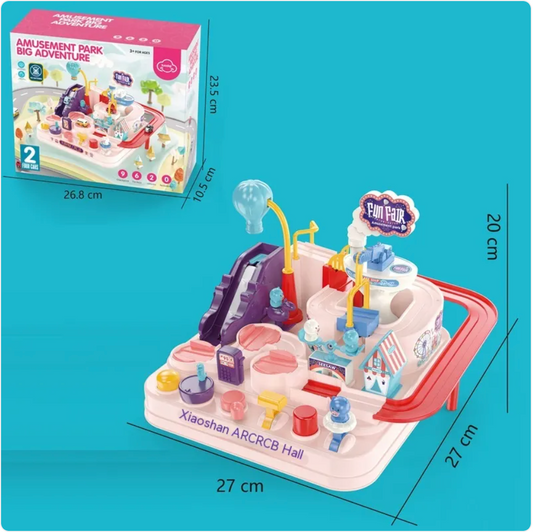 Children's Adventure Train Set Toy for Car Entrance