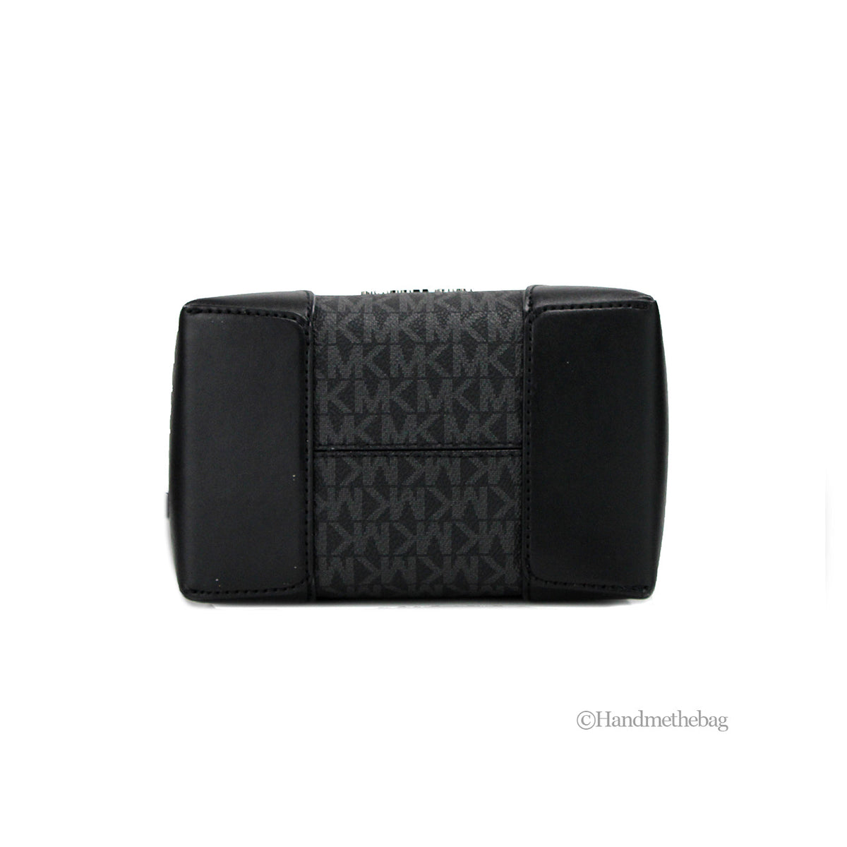 Michael Kors Mercer Small Black PVC Bucket Crossbody Bag